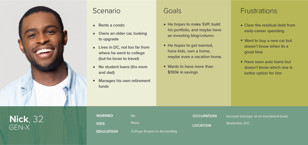 A comparison of two scenarios and goals for college.