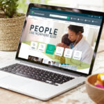 Laptop showing the essetial design page