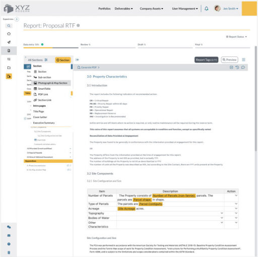 new design of writing report